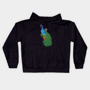 Peacock Tropical Kids Hoodie